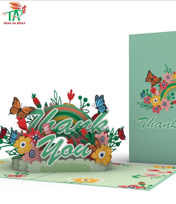 THIỆP 3D THANK YOU AP900