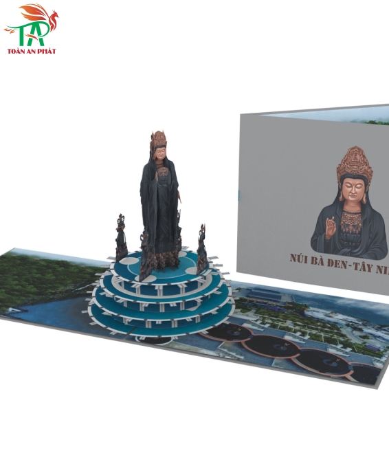 THIỆP 3D PHẬT BÀ TÂY NINH AP435